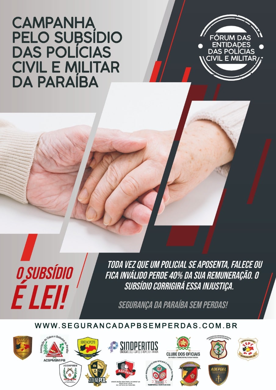 Campanha pelo Subsídio das Polícias Civil e Militar da Paraíba